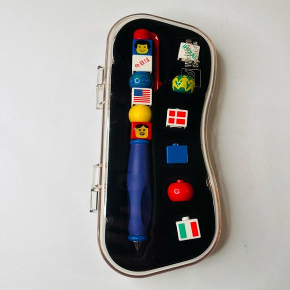 LEGO Writing Systems World Pen with Case ~ New in Box ~ 2000 - Picture 4 of 4